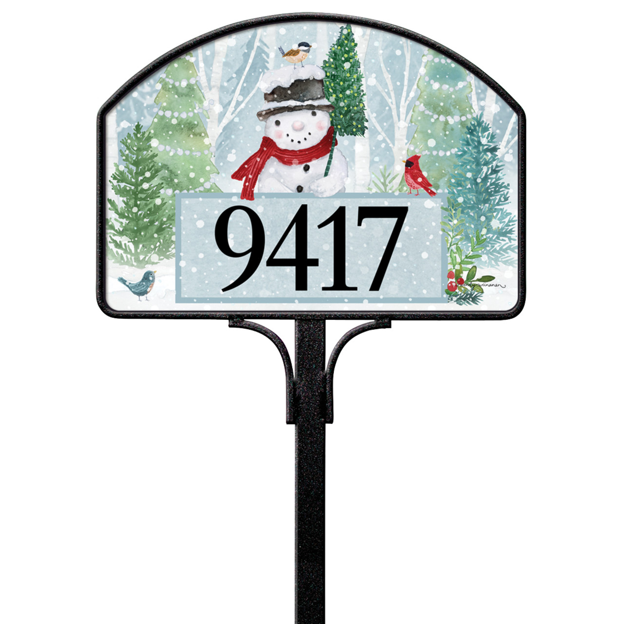 Forest Snowman Yard DeSign thumbnail