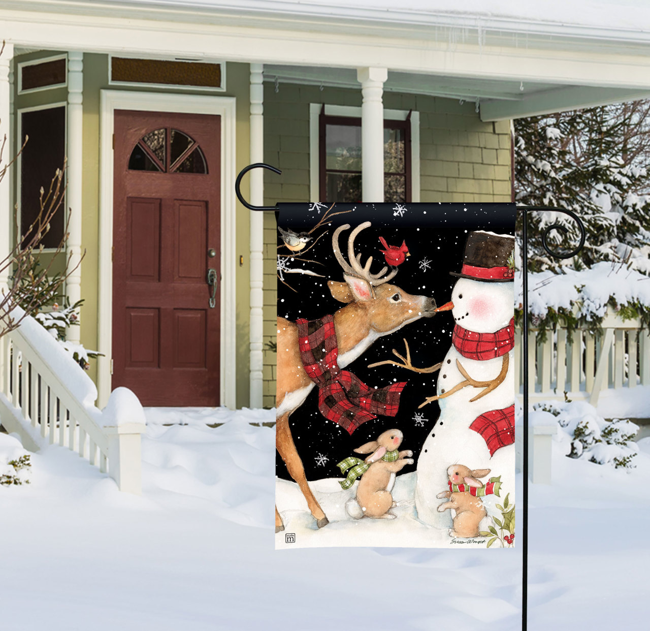 Nose to Nose Garden Flag thumbnail