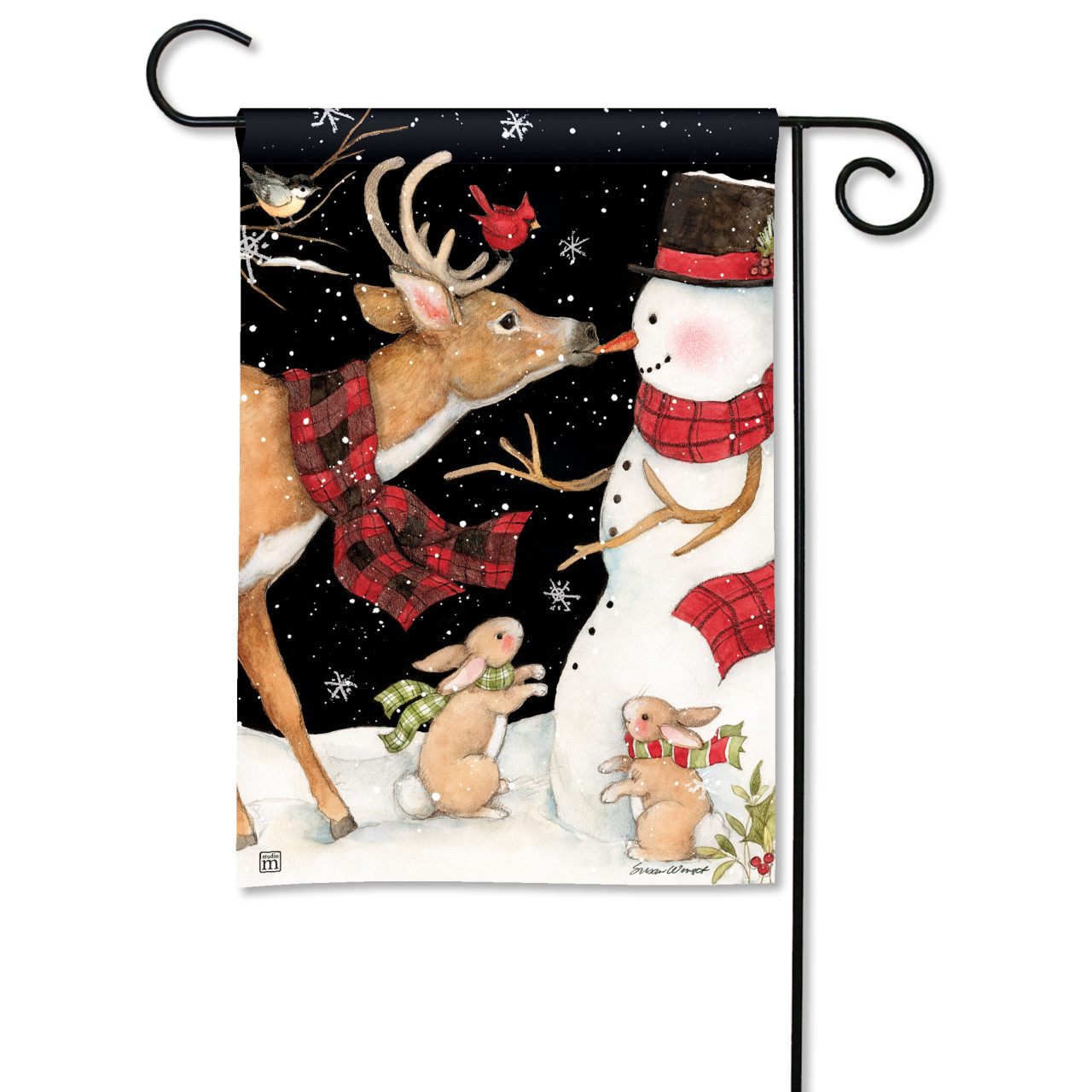 Nose to Nose Garden Flag thumbnail