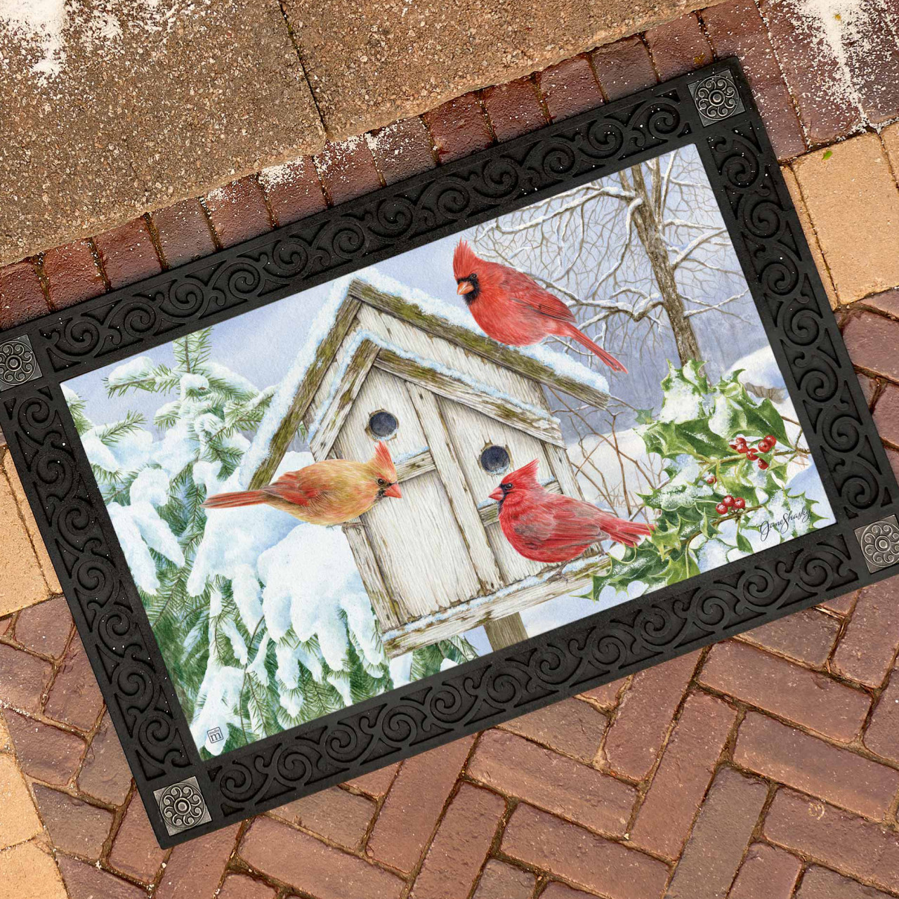 Cardinal Birdhouse MatMate thumbnail