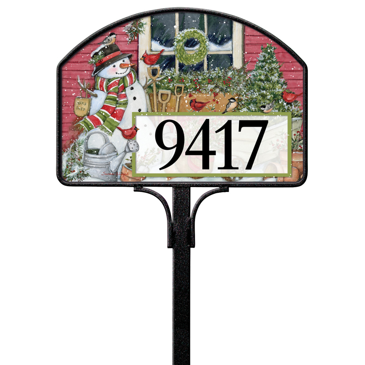 Garden Snowman Yard DeSign thumbnail