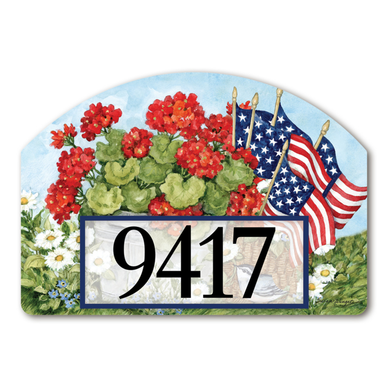 Flags and Flowers Yard DeSign thumbnail