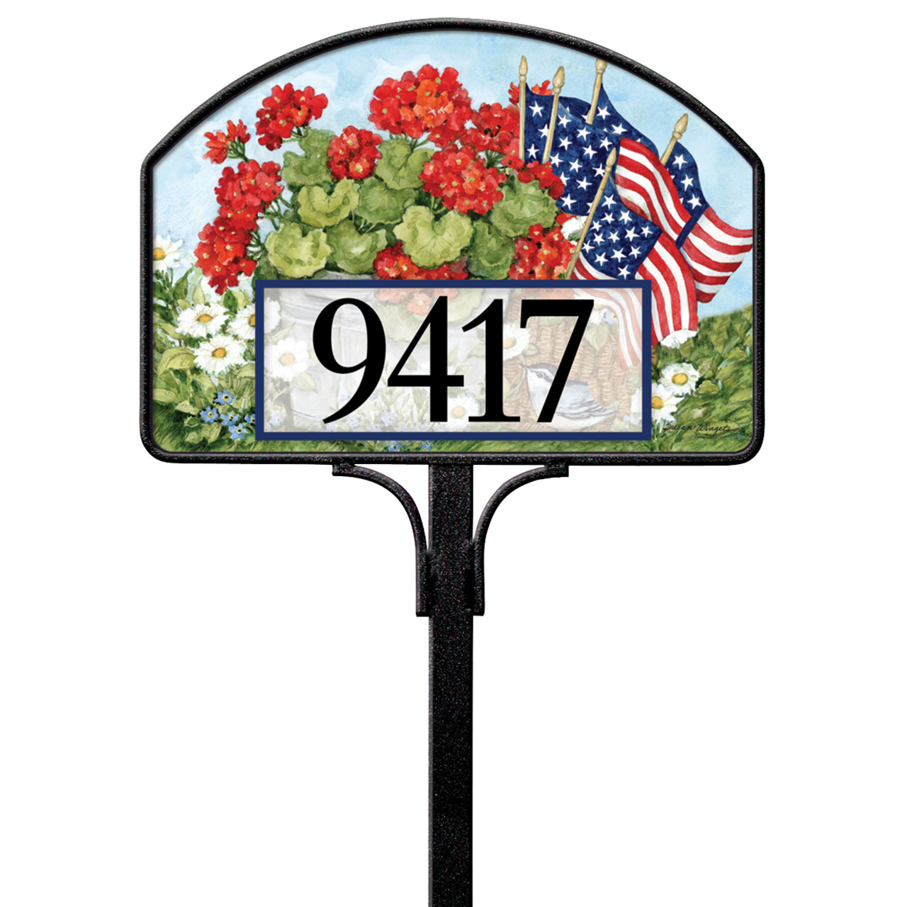 Flags and Flowers Yard DeSign thumbnail