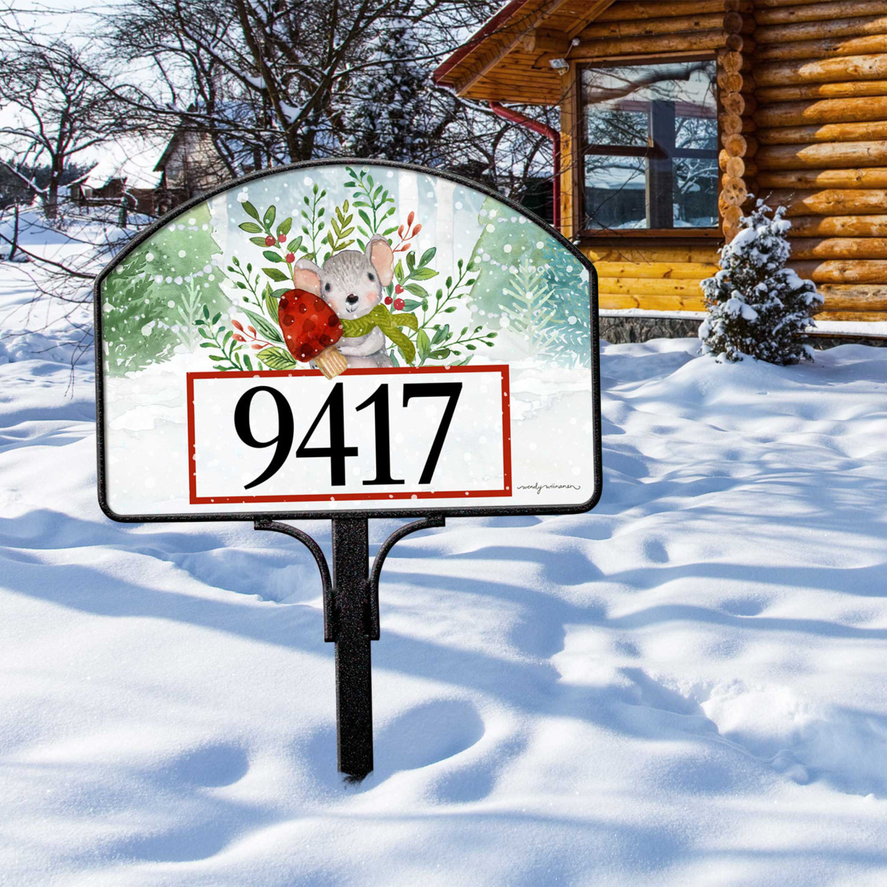 Winter Mouse Yard DeSign thumbnail