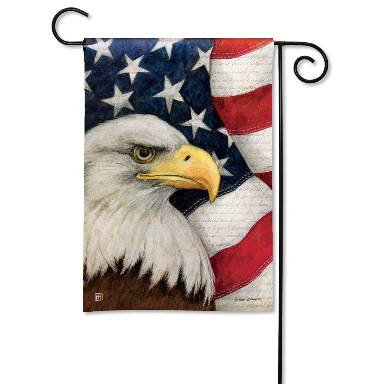 American Eagle Garden Flag thumbnail