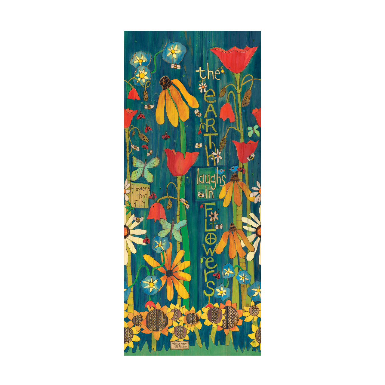 Earth Laughs in Flowers 40" Art Pole thumbnail