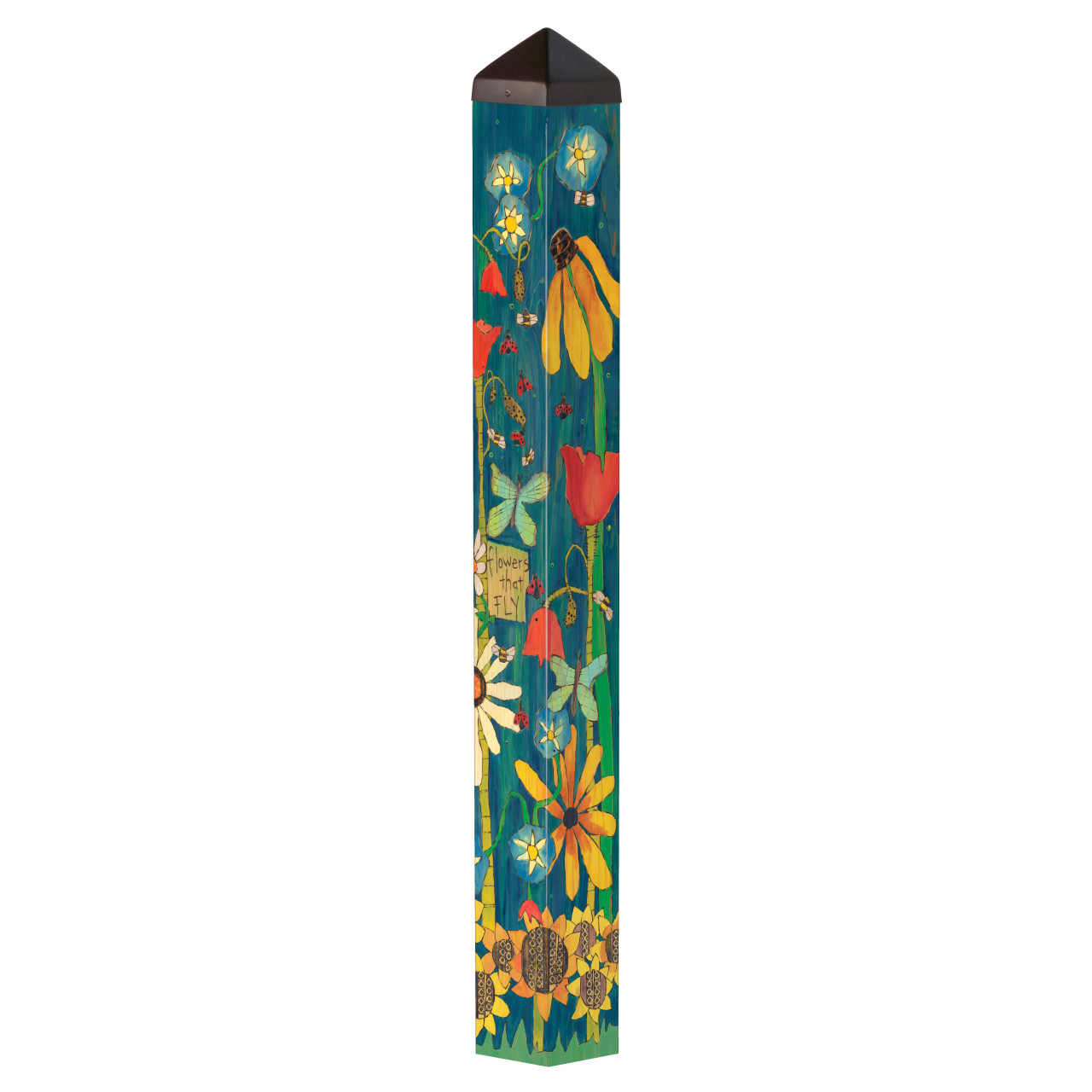 Earth Laughs in Flowers 40" Art Pole thumbnail