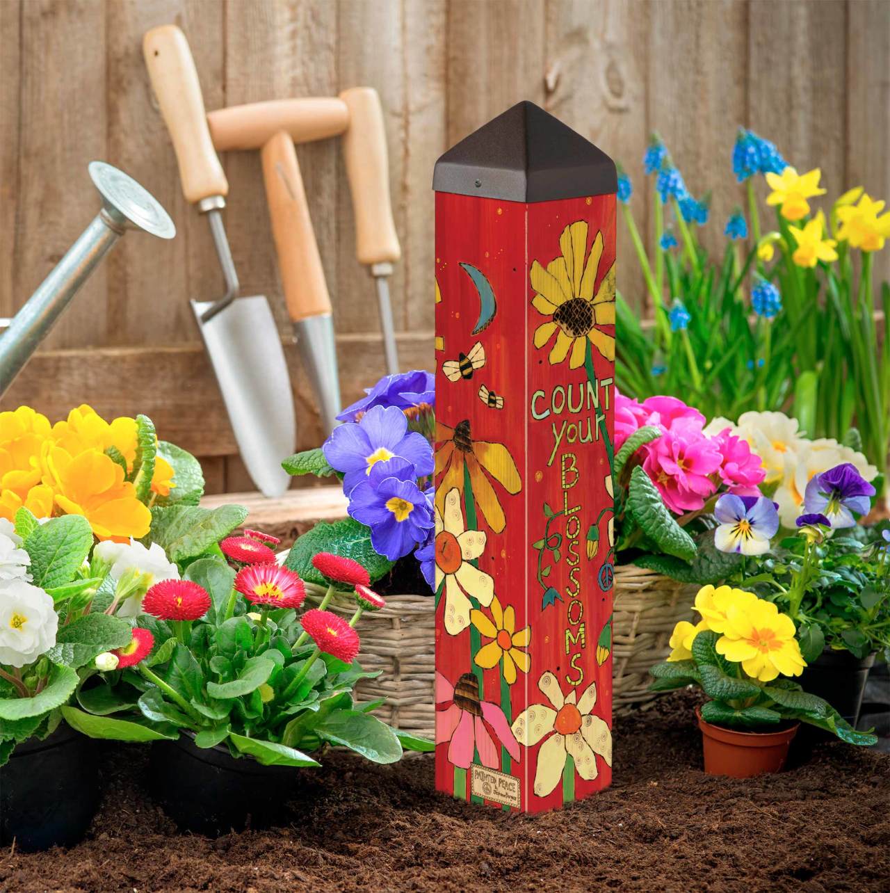 Count Your Blossoms 20" Art Pole thumbnail