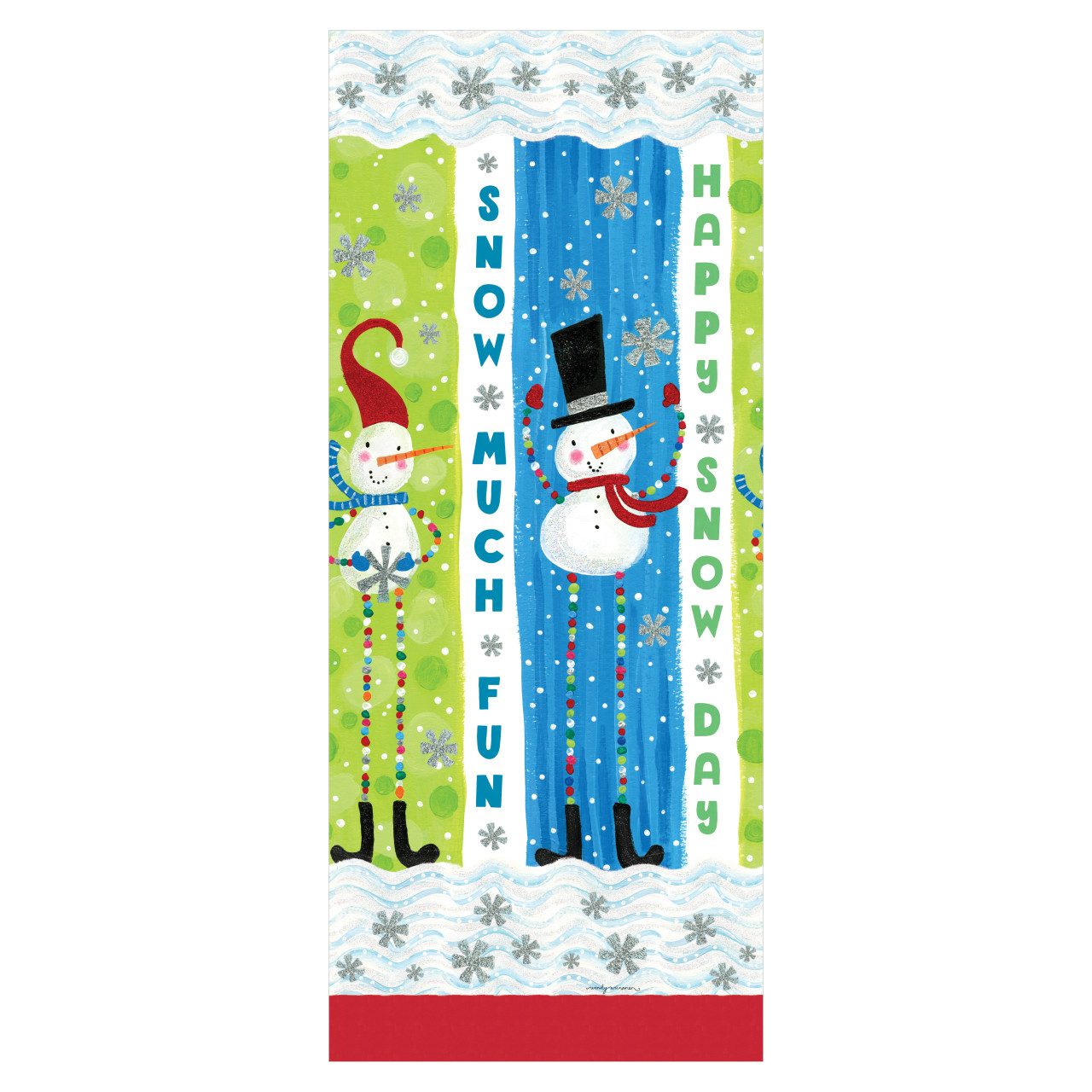 Pom Pom Snowman 40" Art Pole thumbnail
