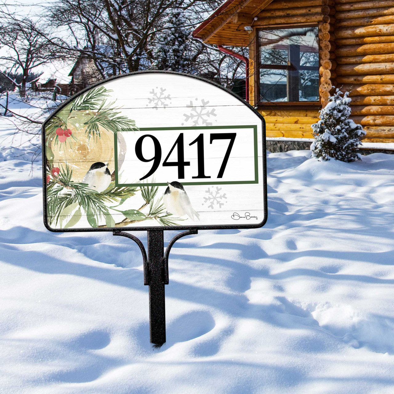 Winter Cabin Yard DeSign thumbnail