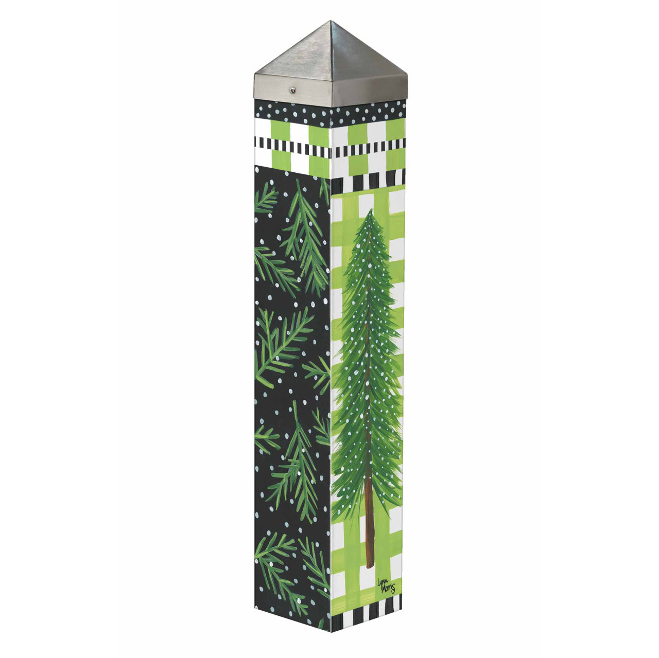 Snowy Pines 20" Art Pole thumbnail