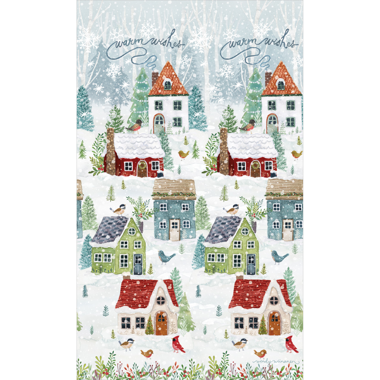 Snow Village 13" Mini Art Pole thumbnail