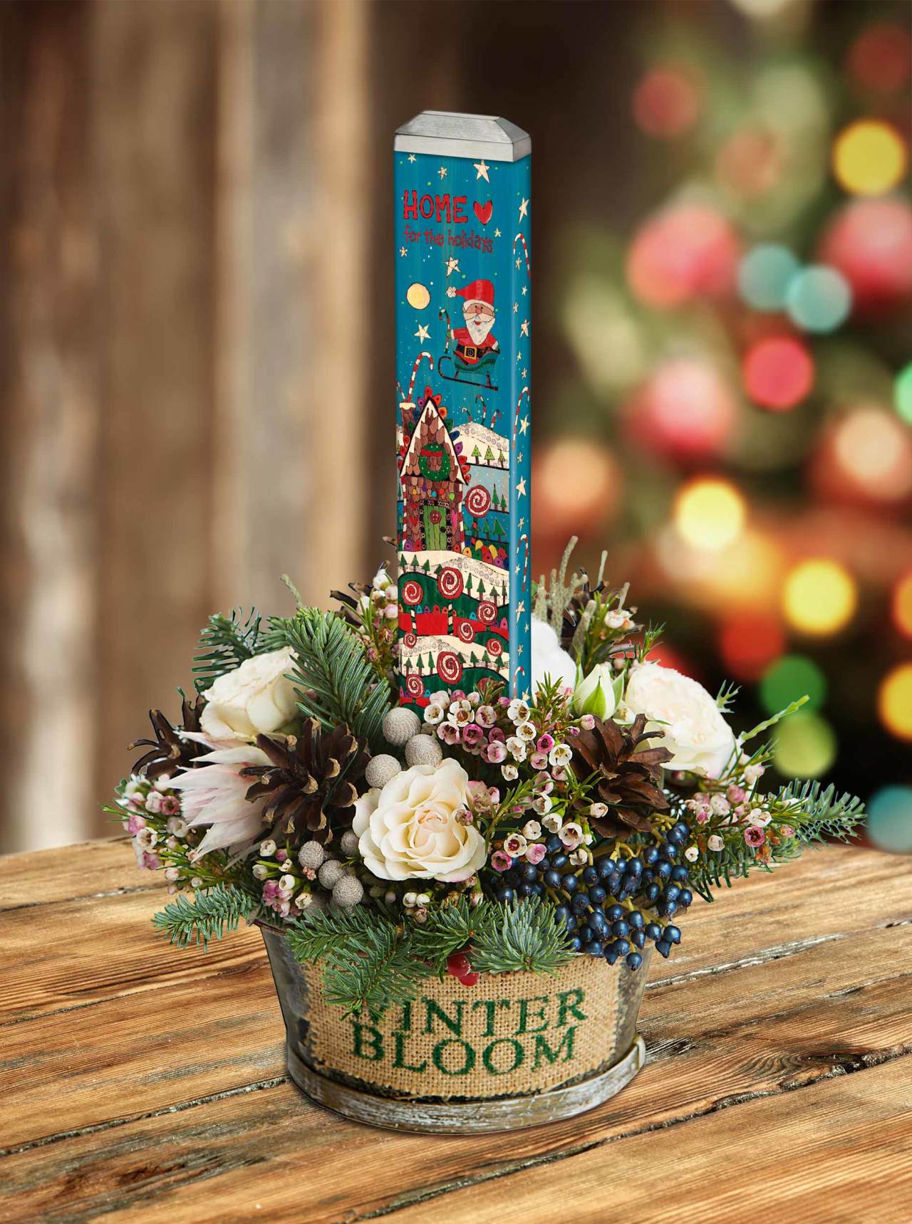 Home for the Holidays 13" Mini Art Pole thumbnail