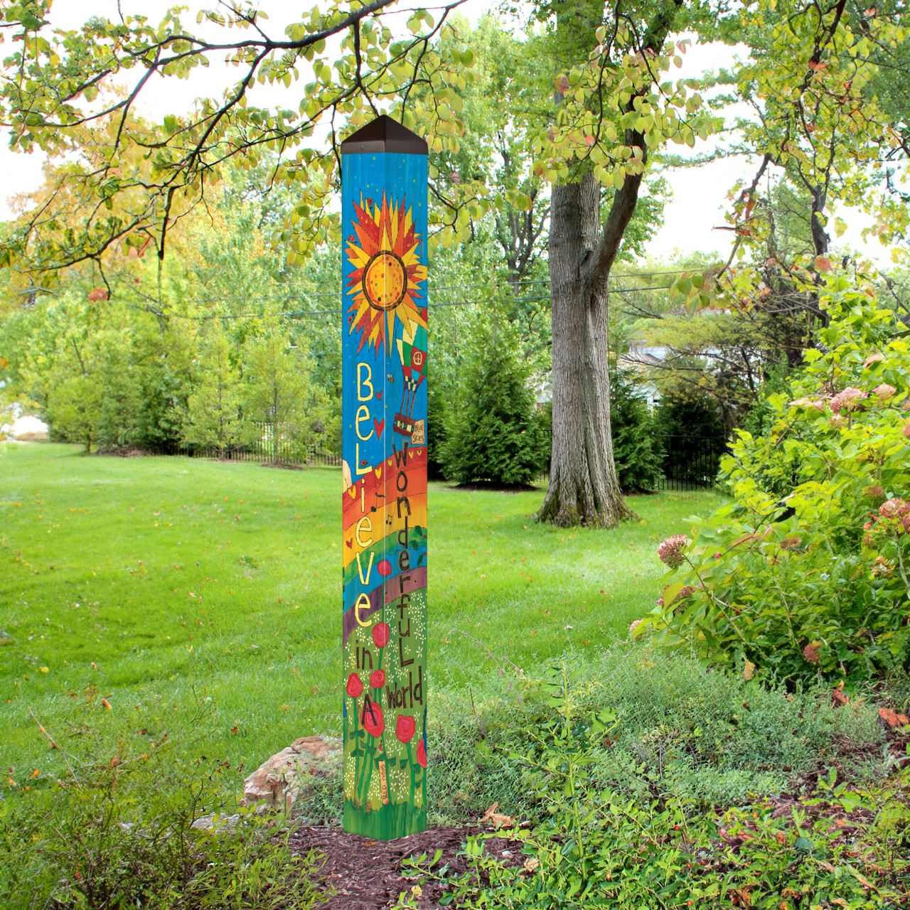 Believe in a Wonderful World 60" Art Pole thumbnail