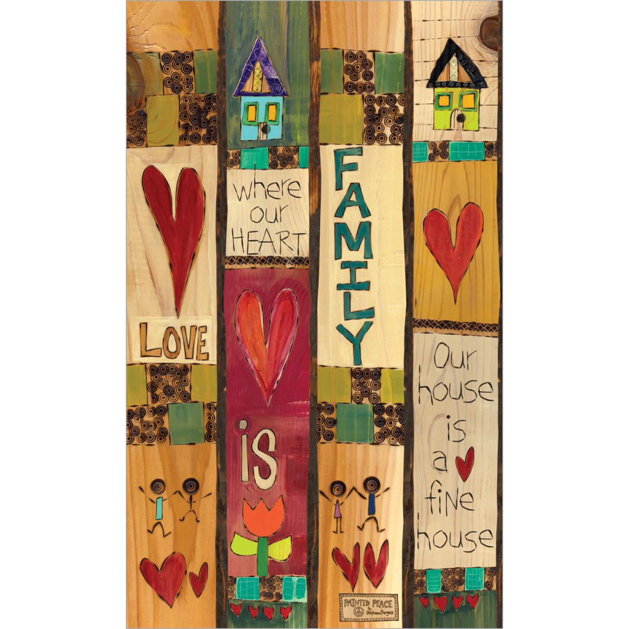 Love is Family 10" Mini Art Pole thumbnail