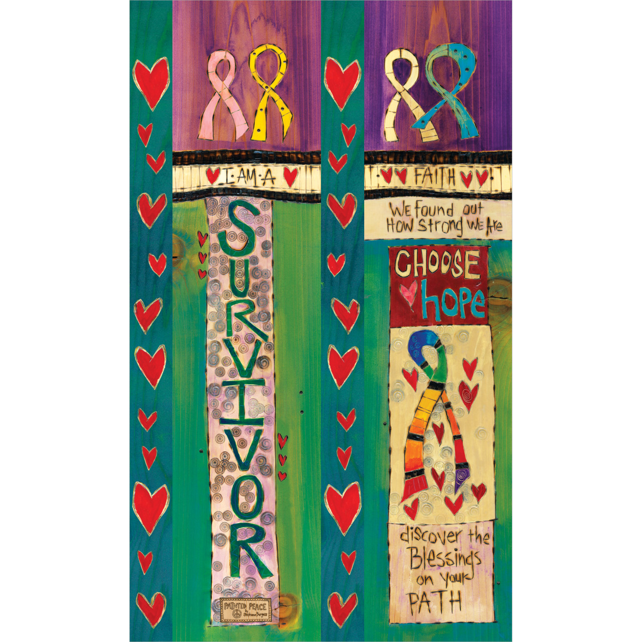 I'm a Survivor 13" Mini Art Pole thumbnail
