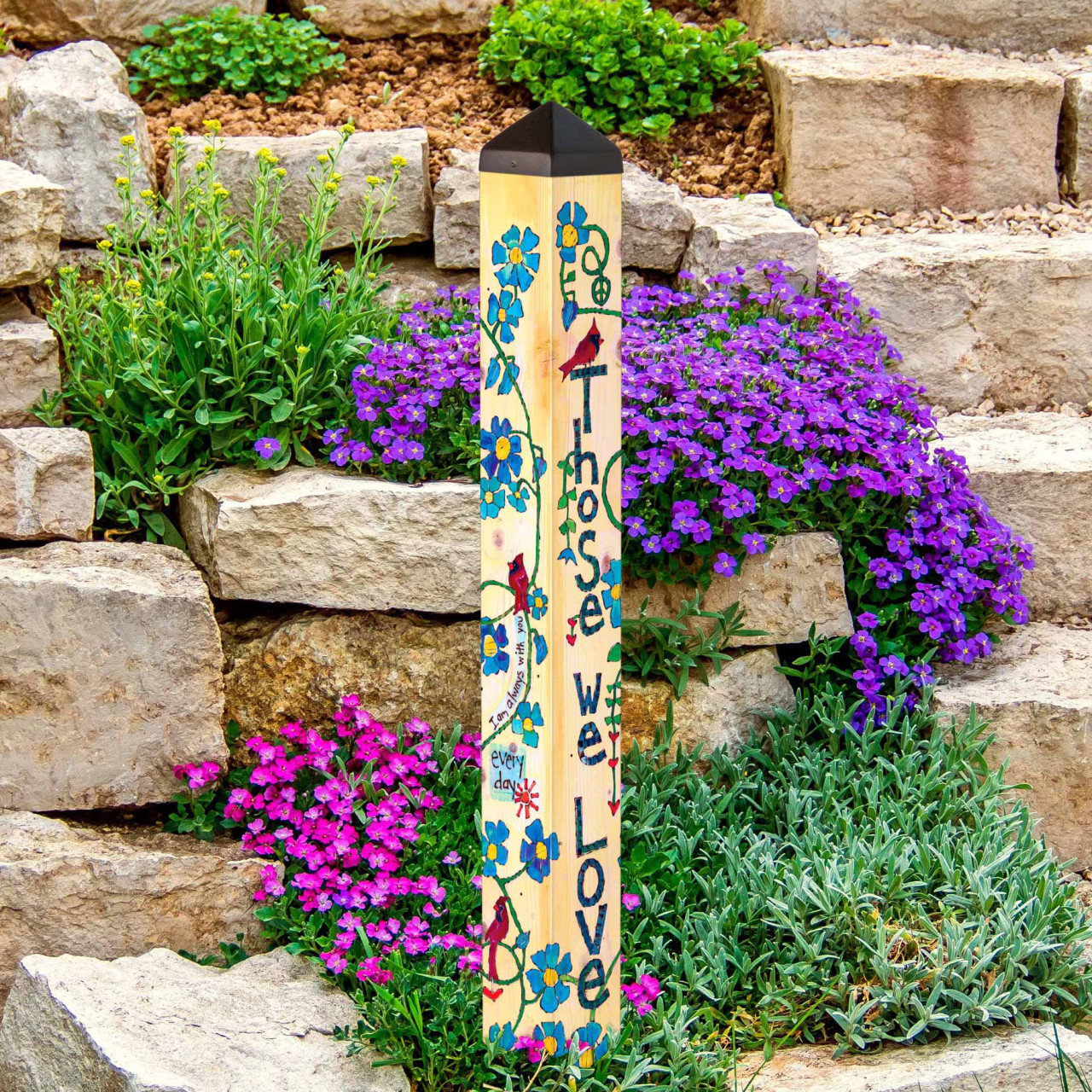 Walk Beside Us 40" Art Pole thumbnail