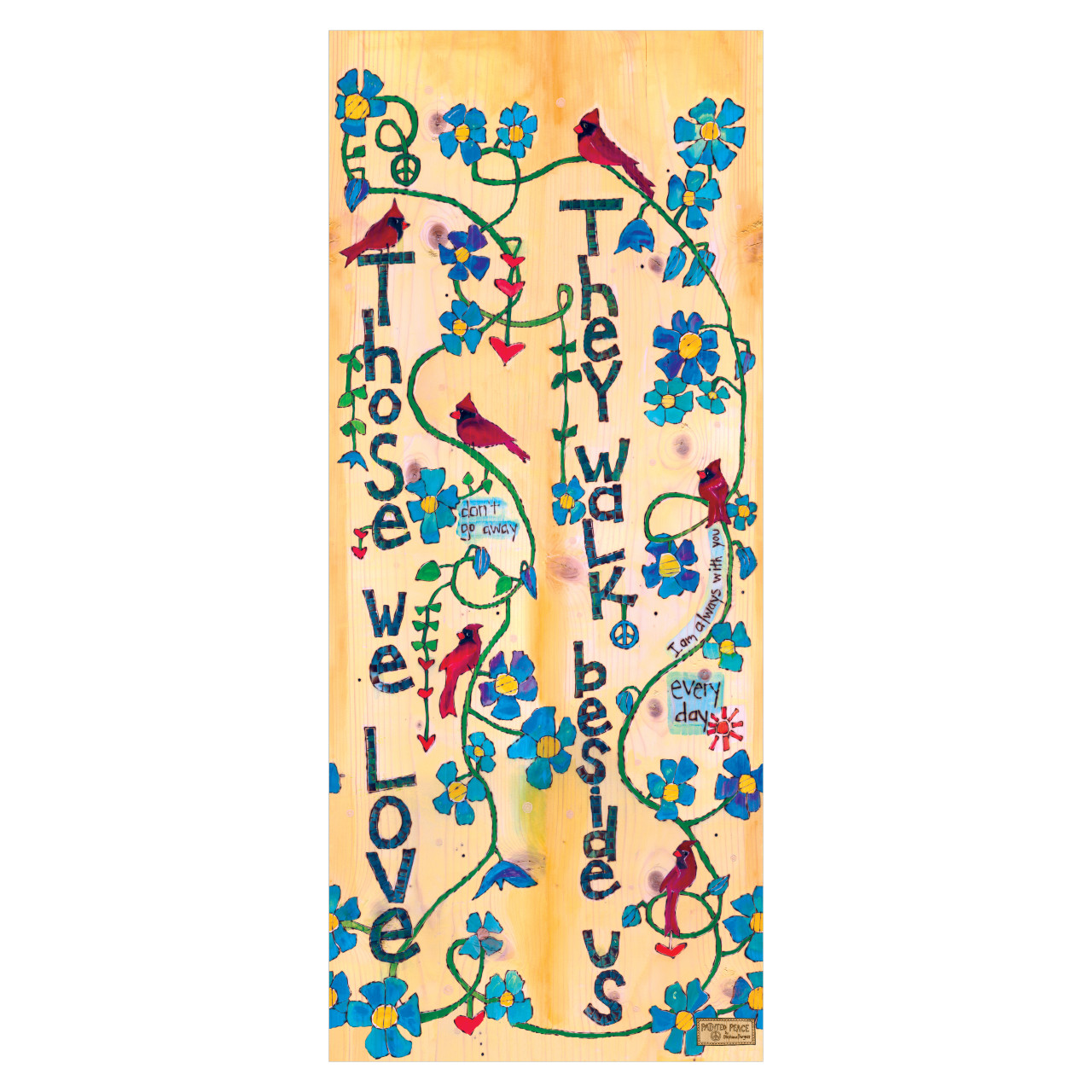 Walk Beside Us 40" Art Pole thumbnail