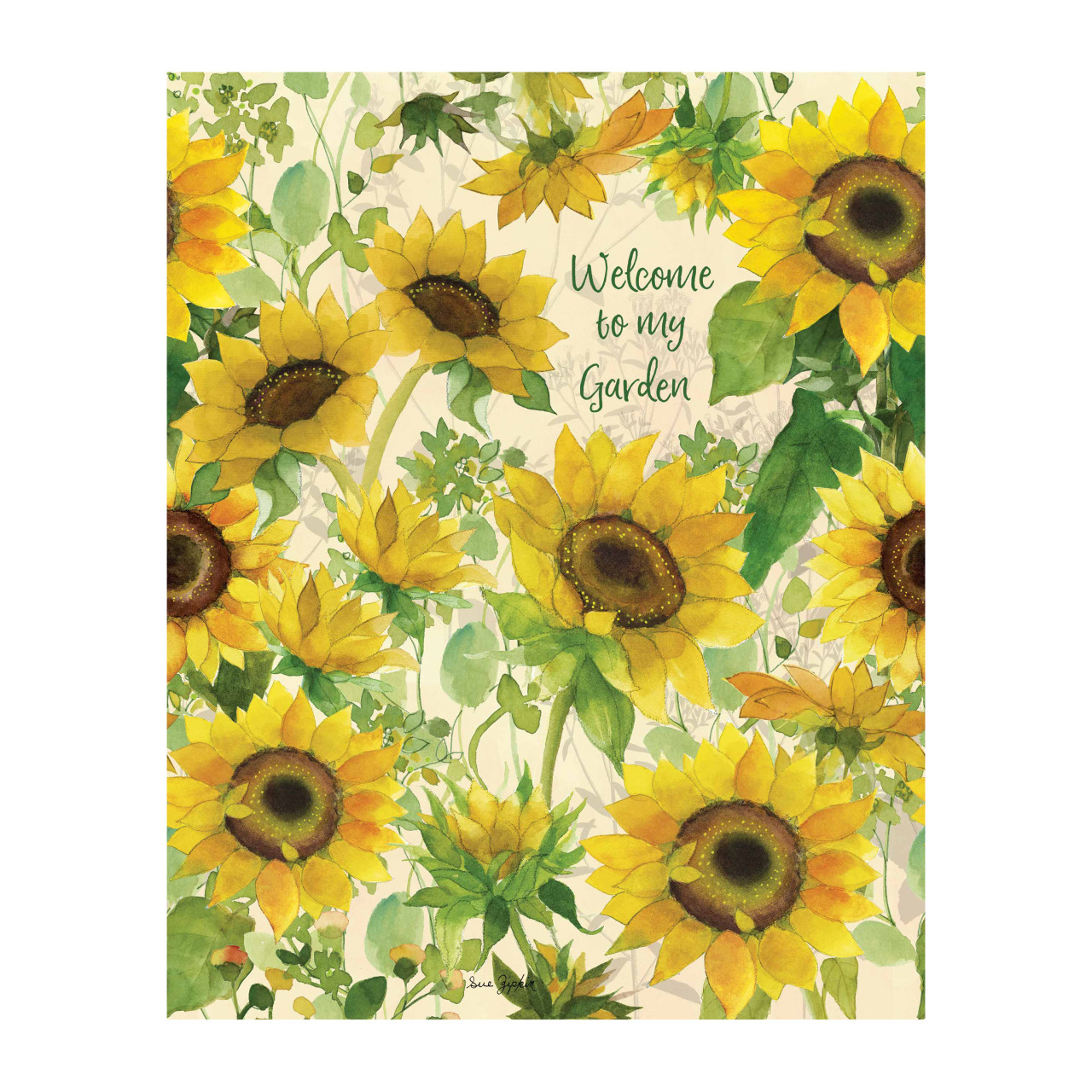 Gathering Sunflowers 20" Art Pole thumbnail