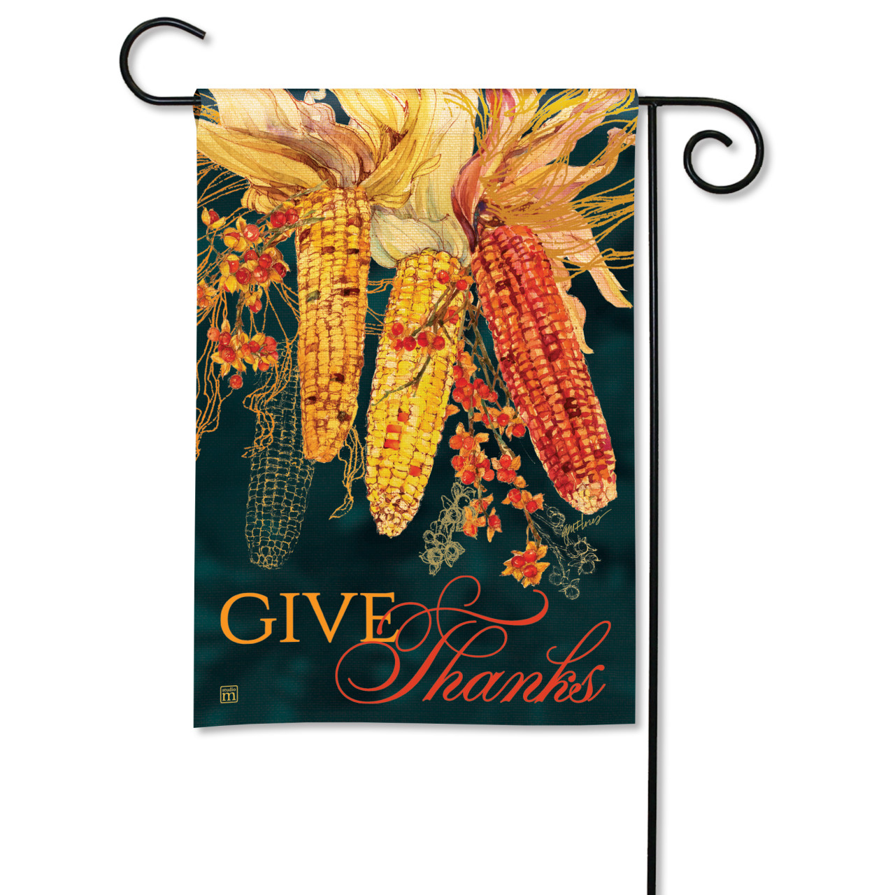 Autumn Corn Garden Flag thumbnail