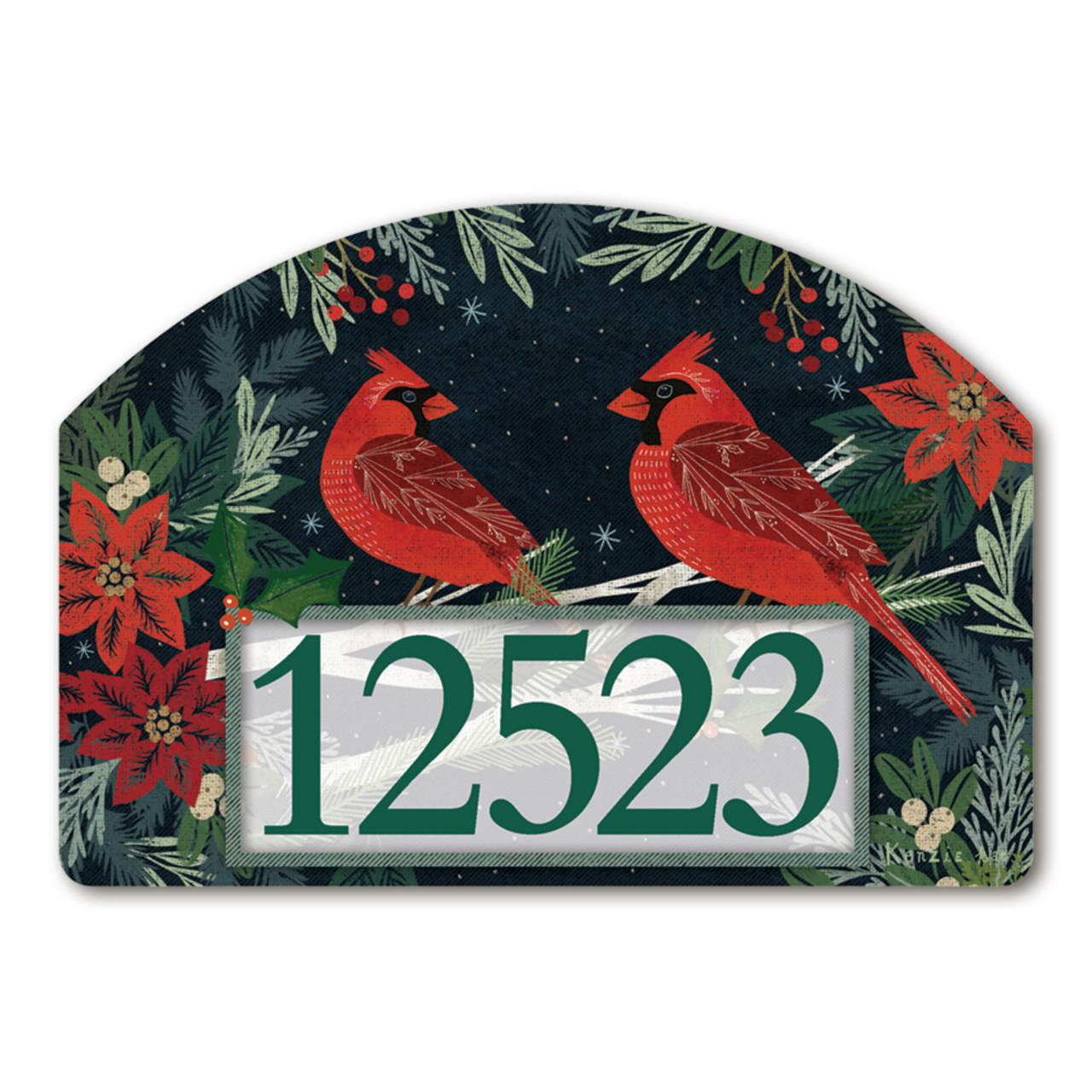 Cardinals and Berries Yard DeSign thumbnail
