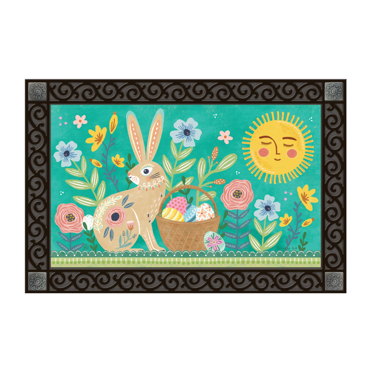 Folk Easter Bunny MatMate thumbnail