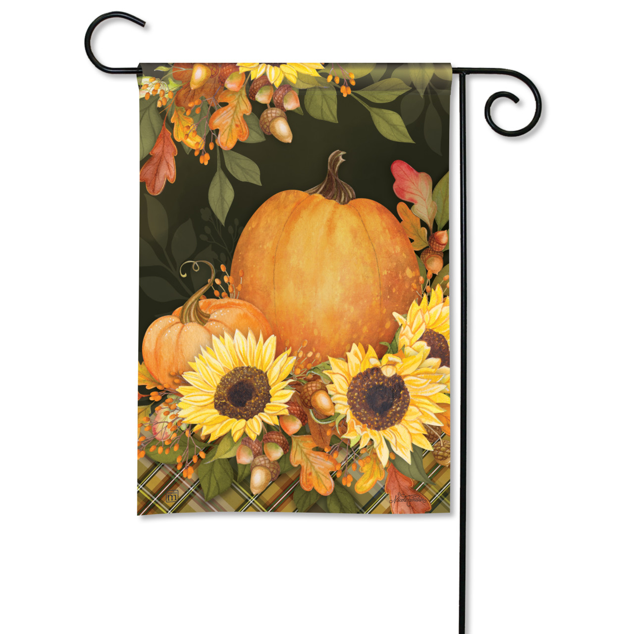Abundant Autumn Garden Flag thumbnail