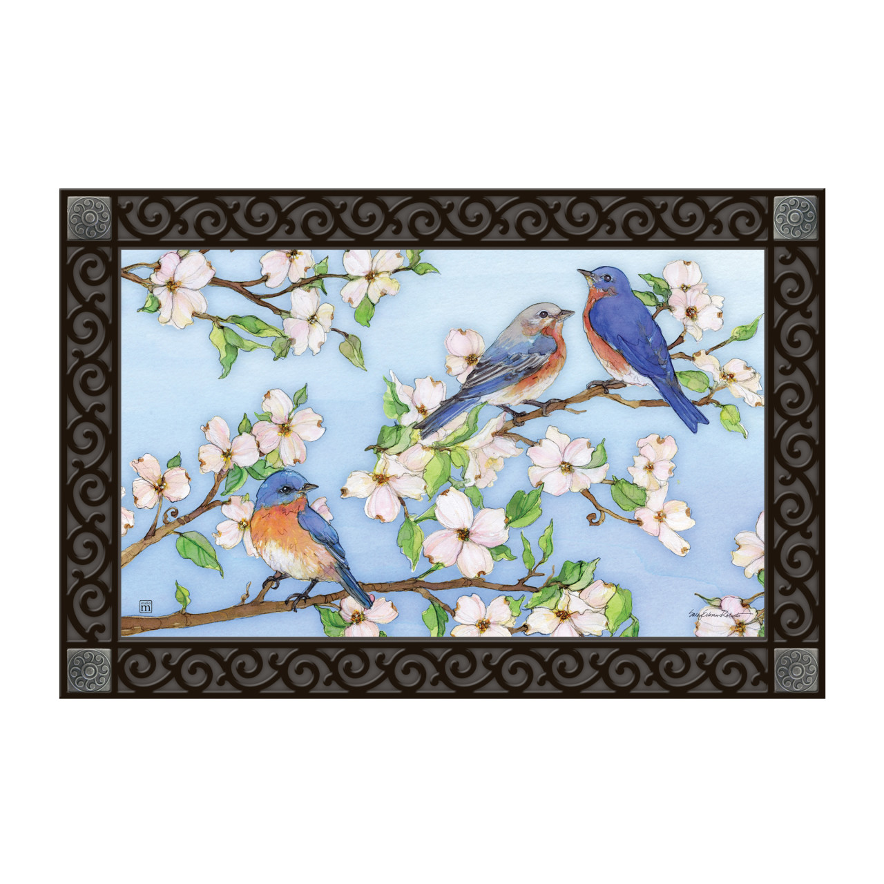 Dogwoods and Bluebirds MatMate thumbnail