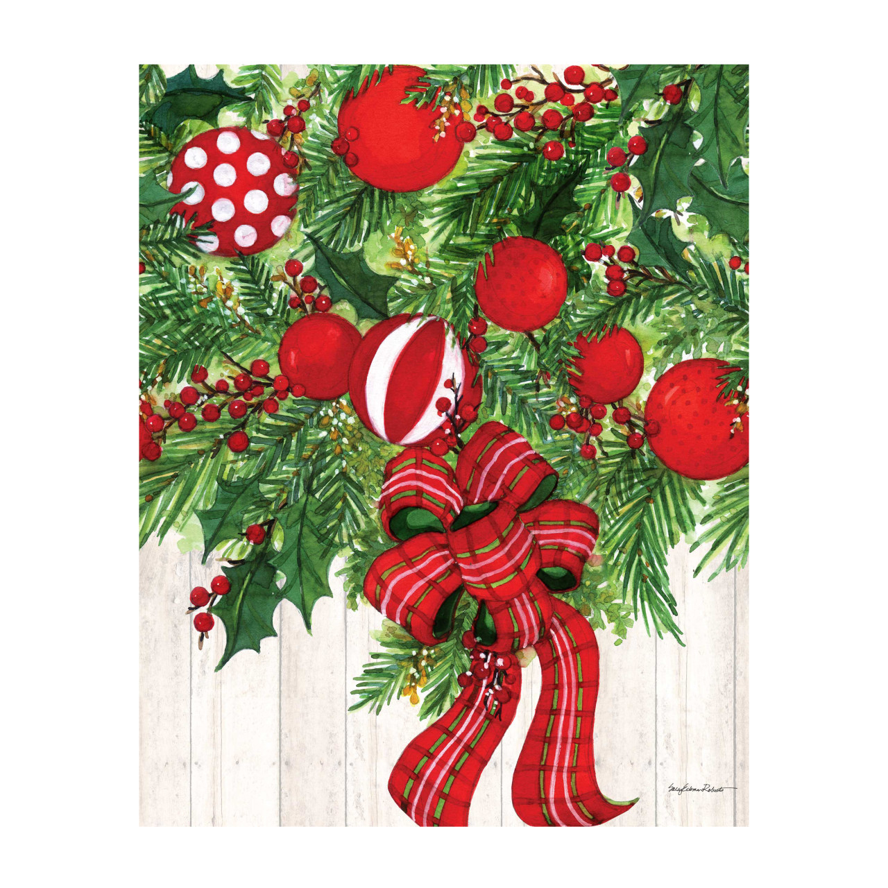 Christmas Garland 20" Art Pole thumbnail