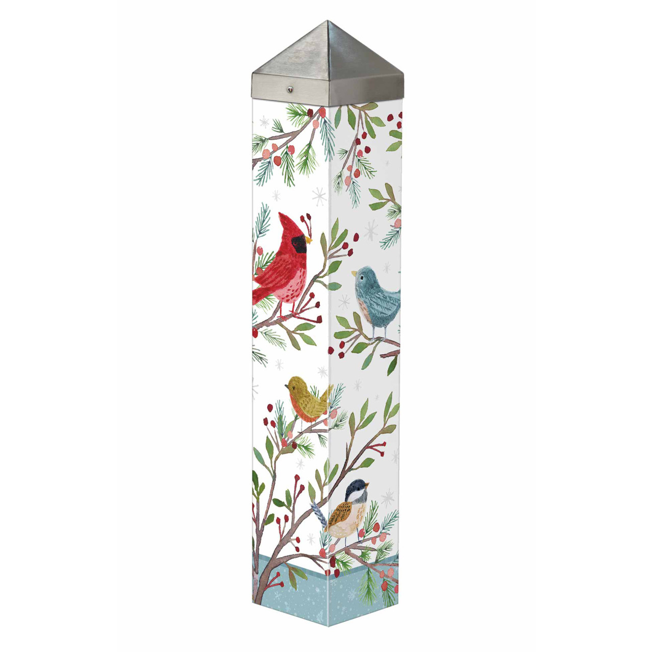 Winter Bird Branches 20" Art Pole thumbnail