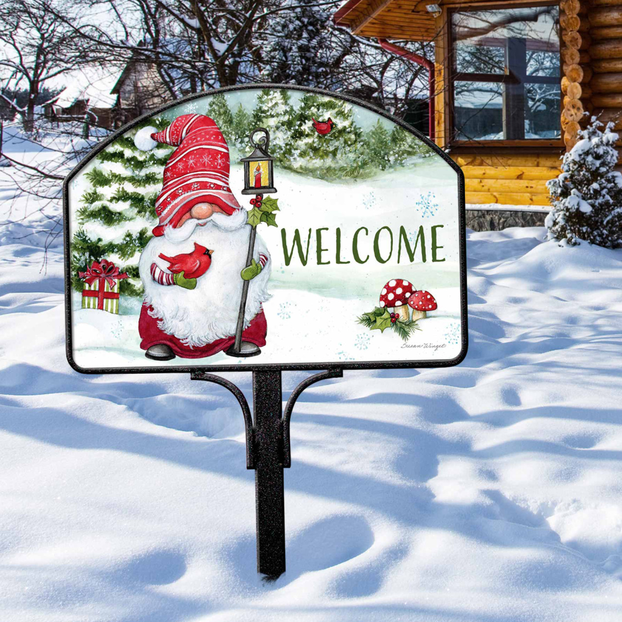 Christmas Gnome Yard DeSign thumbnail