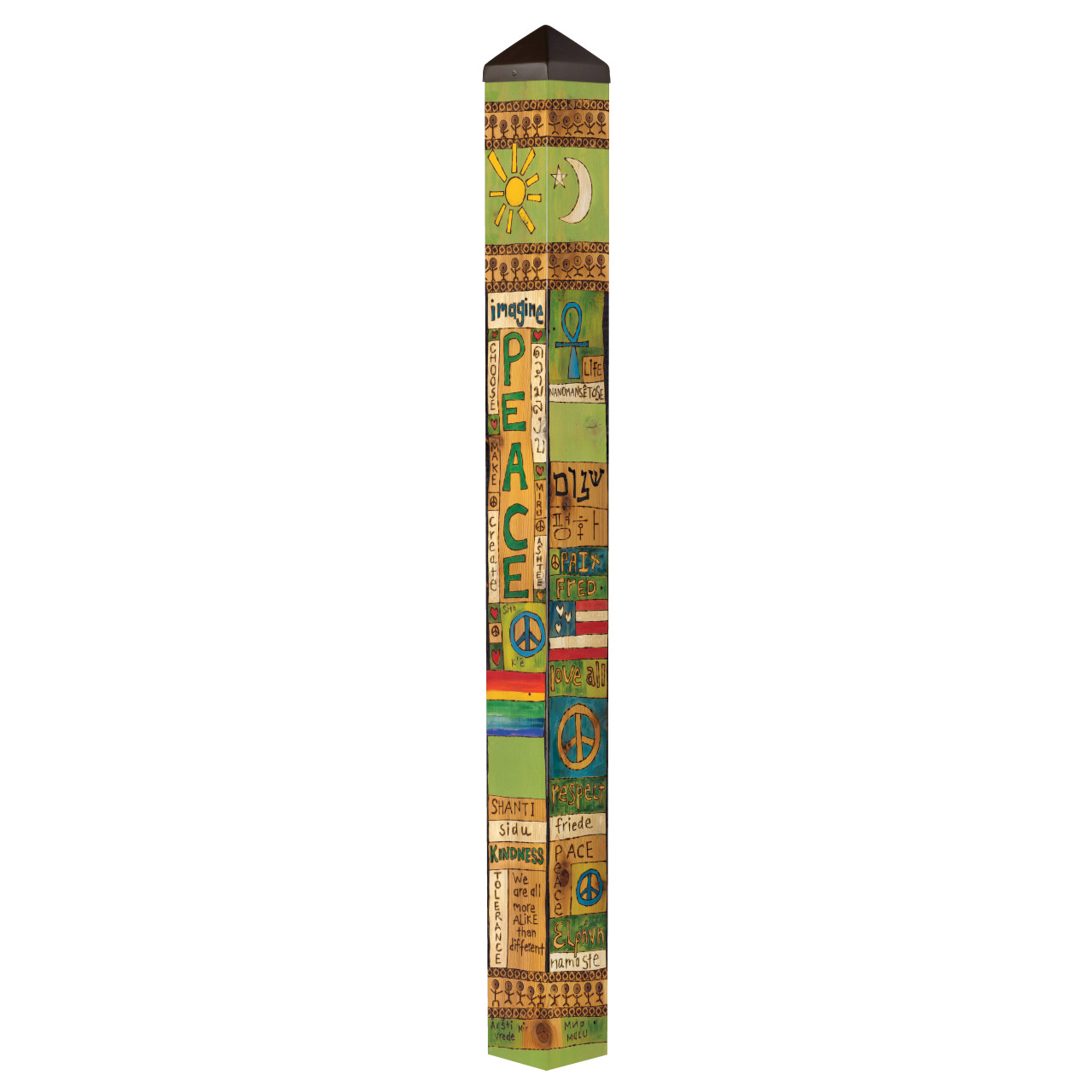Peace and Harmony 60" Art Pole thumbnail