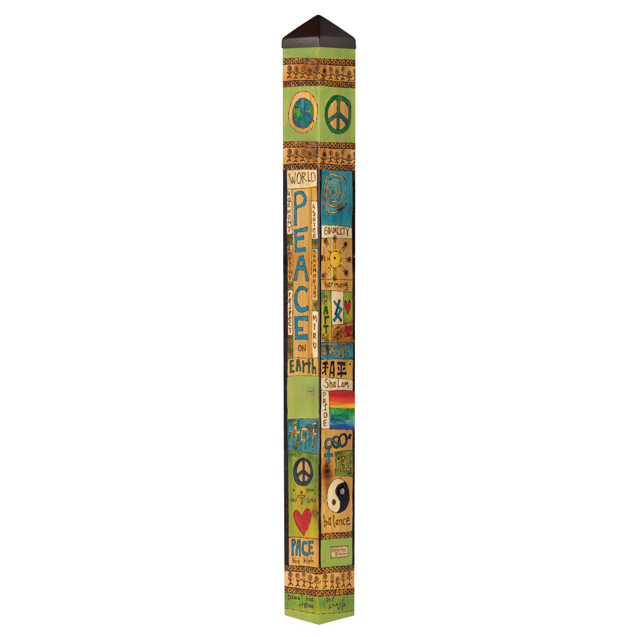 Peace and Harmony 60" Art Pole thumbnail