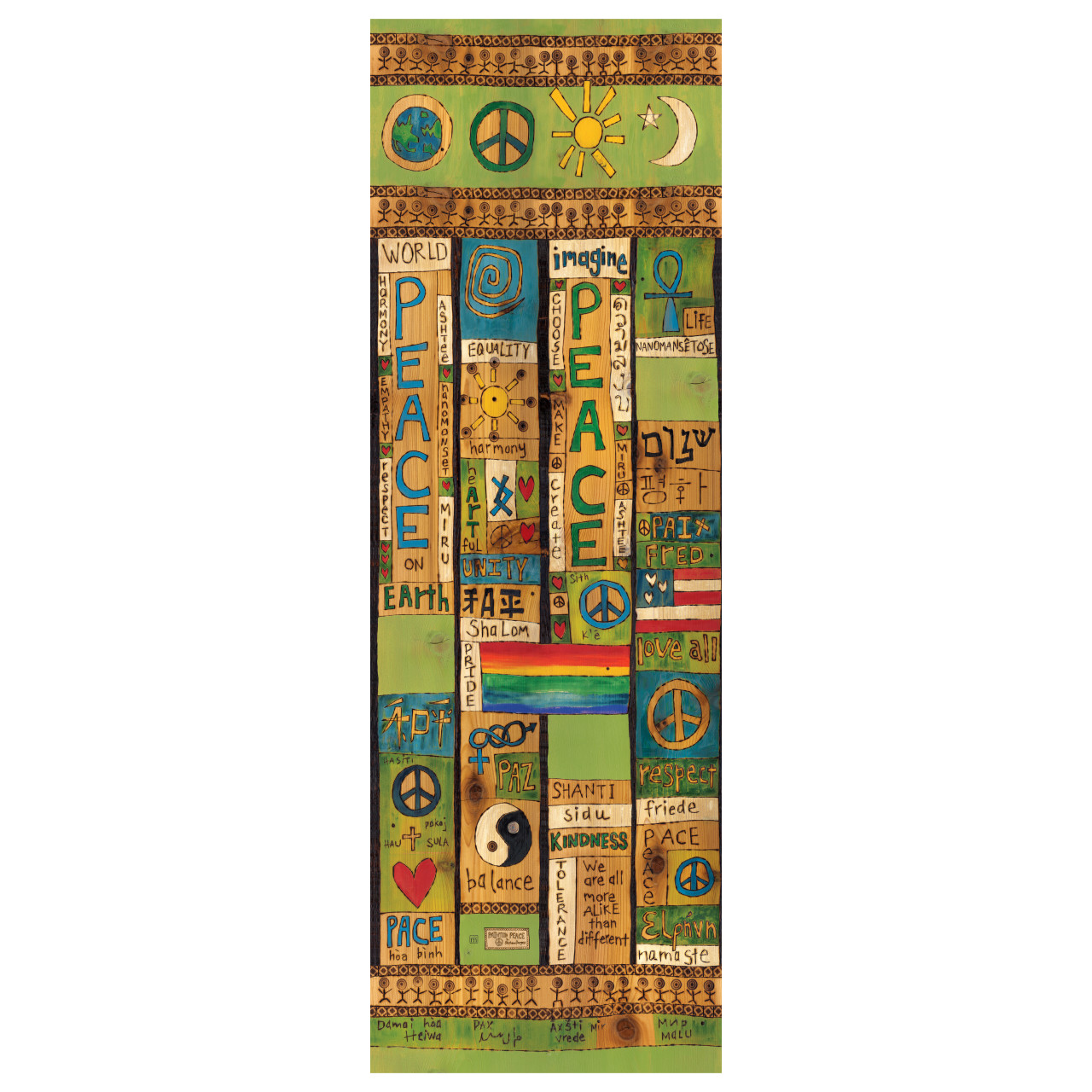Peace and Harmony 60" Art Pole thumbnail