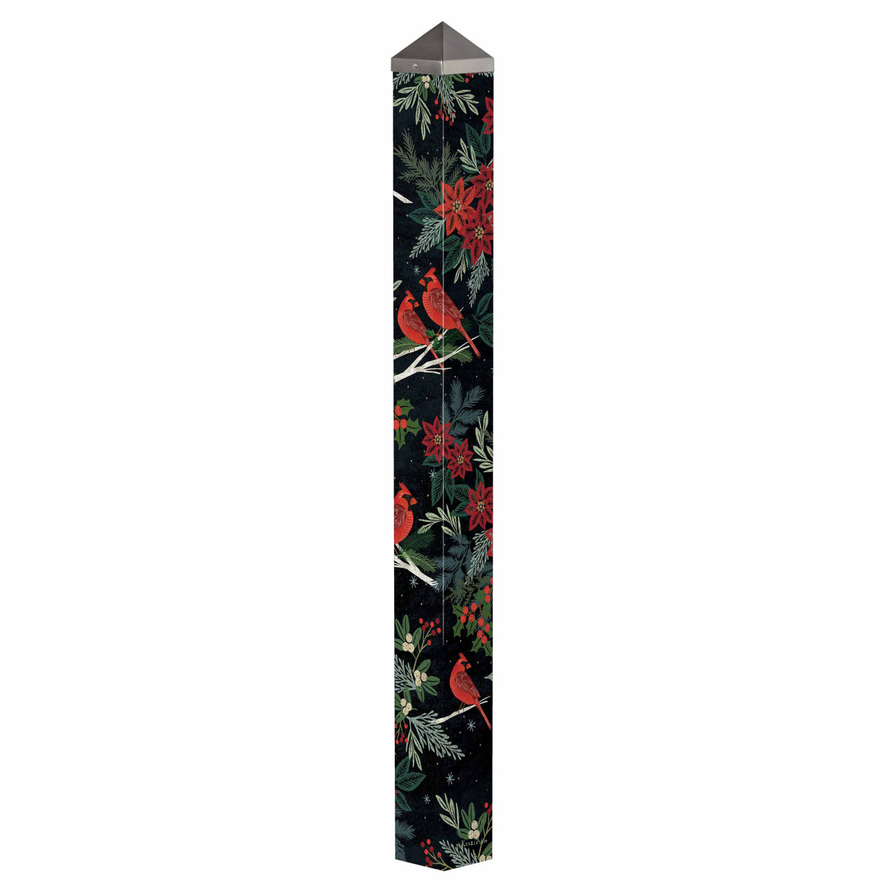 Cardinals and Berries 60" Art Pole thumbnail