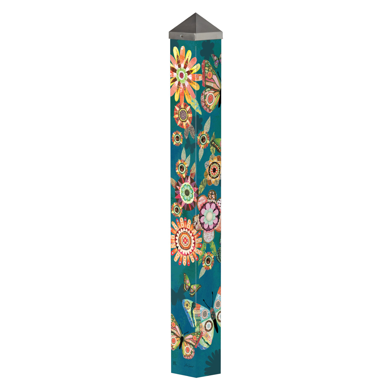 Patchwork Flutters 40" Art Pole thumbnail