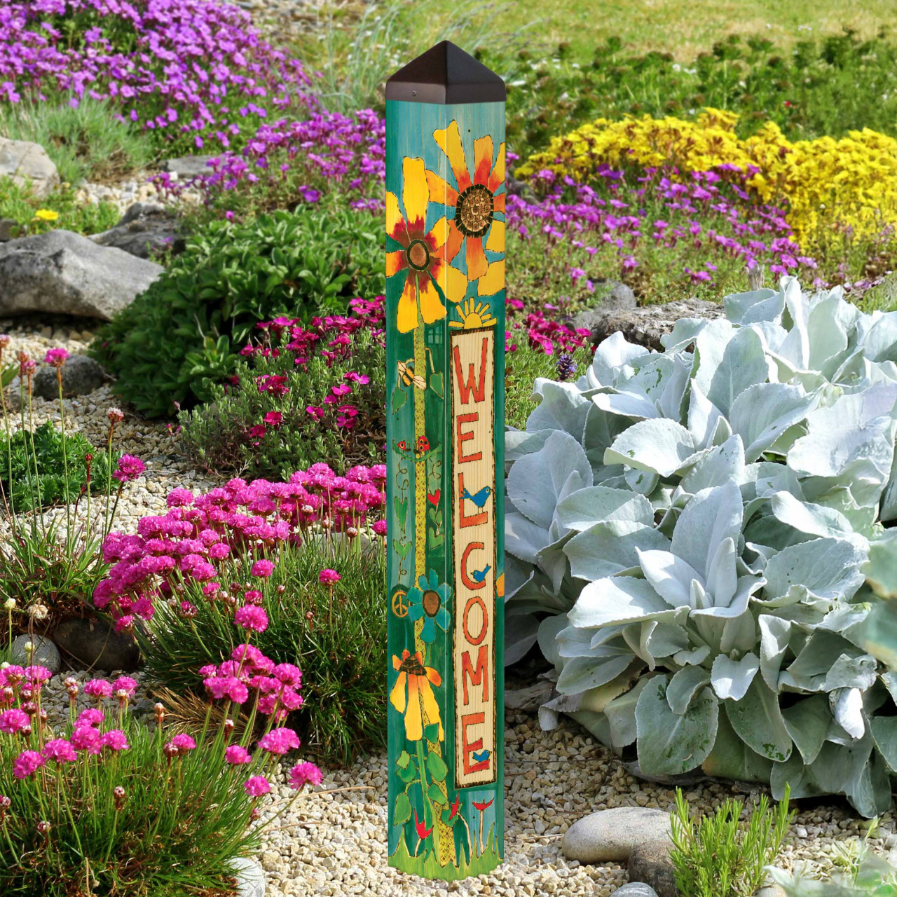 Garden Welcome 40" Art Pole thumbnail