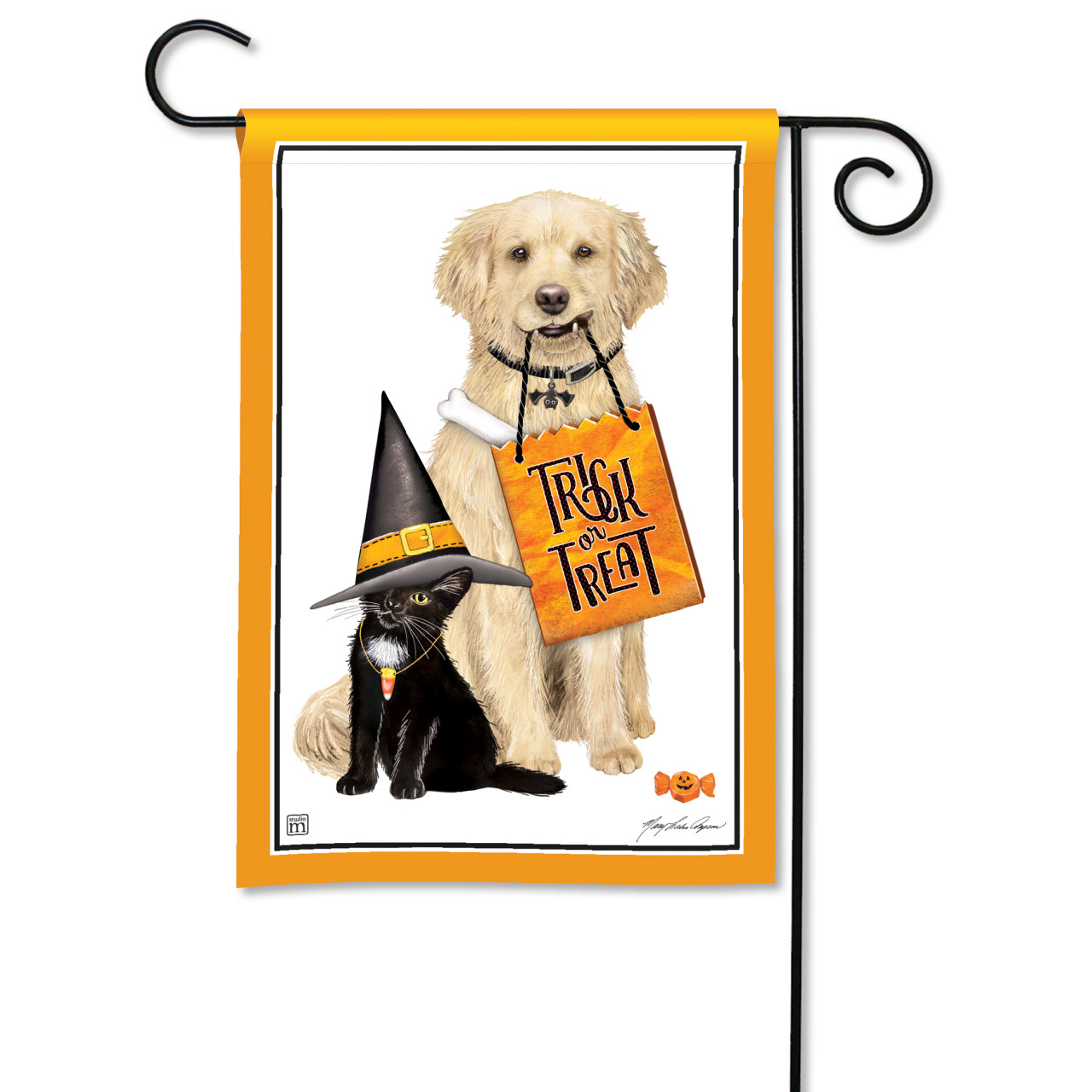 Tricks or Treats Garden Flag thumbnail