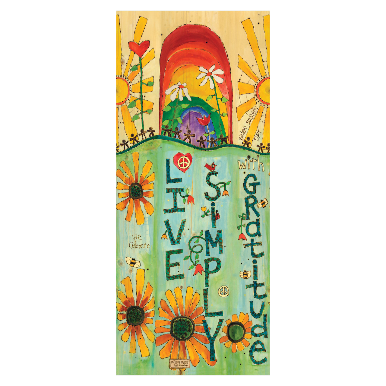 Live with Gratitude 40" Art Pole thumbnail