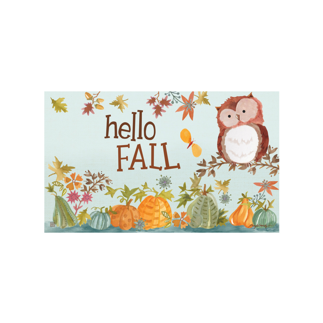 Hello Fall Owl MatMate thumbnail