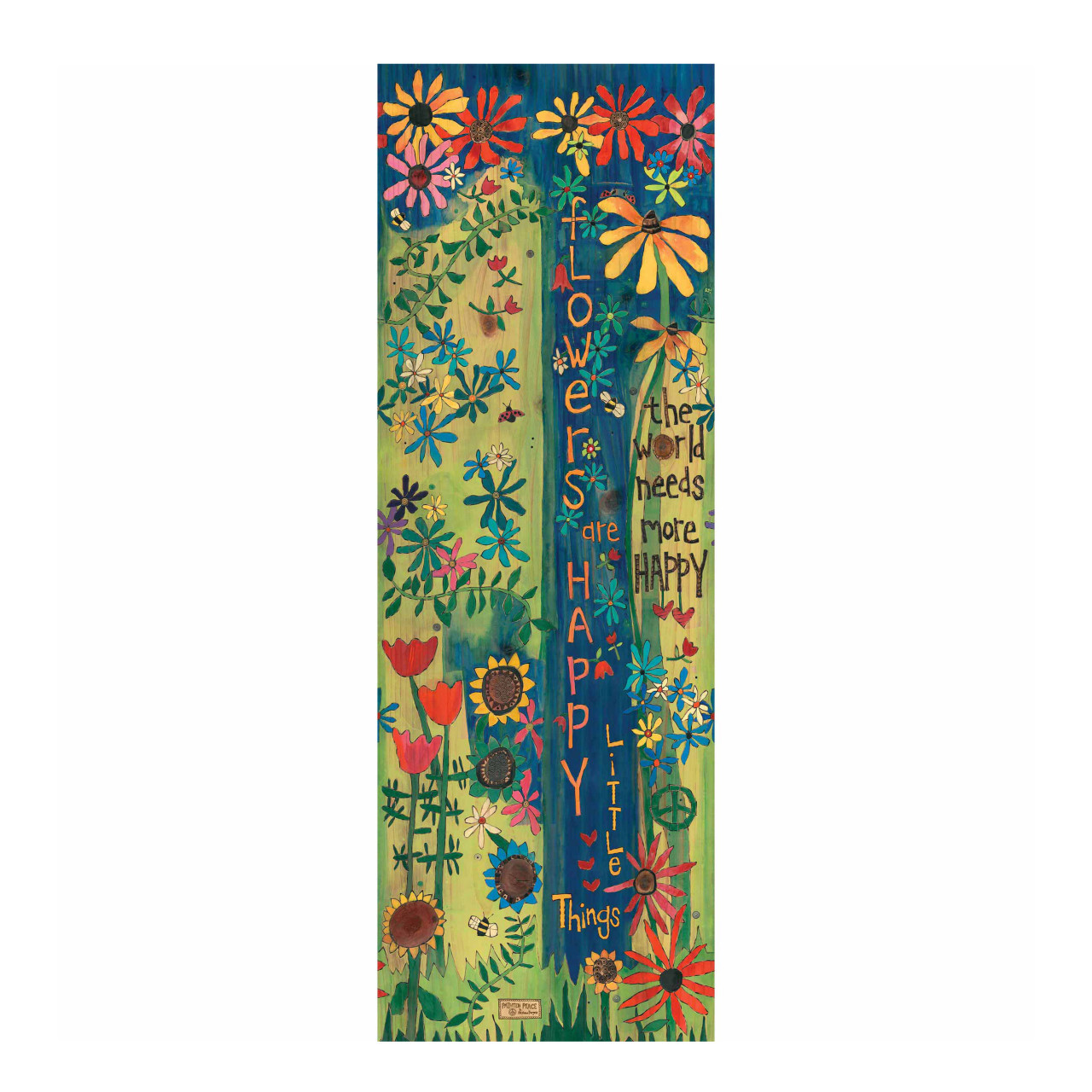 The World Needs More Happy 60" Art Pole thumbnail