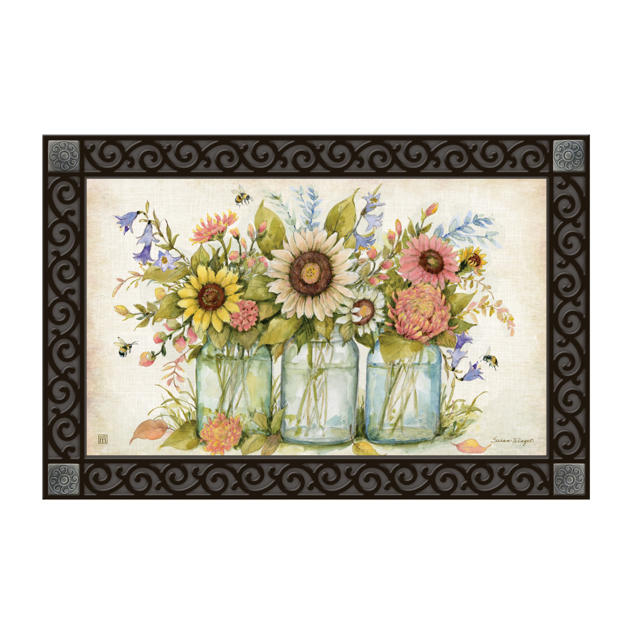 Bee Spring Bouquet MatMate thumbnail