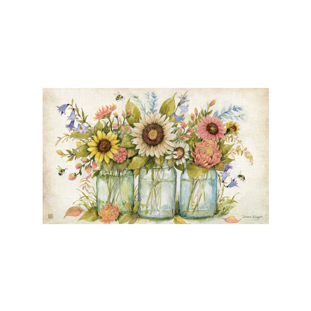 Bee Spring Bouquet MatMate thumbnail