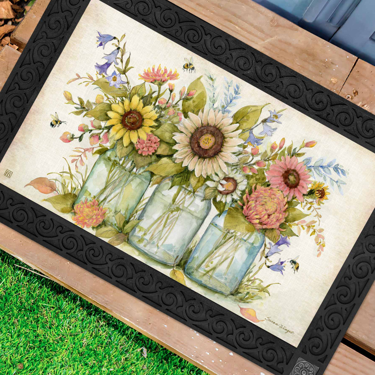 Bee Spring Bouquet MatMate thumbnail