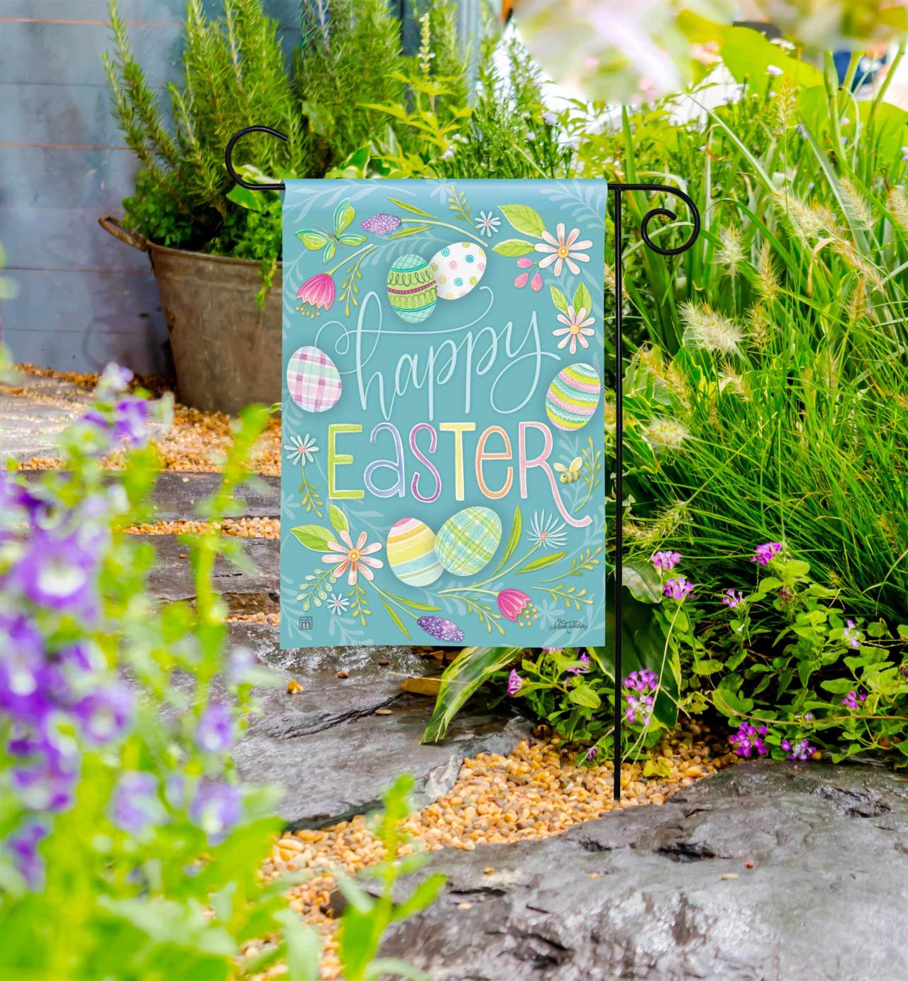 Happy Easter Garden Flag thumbnail