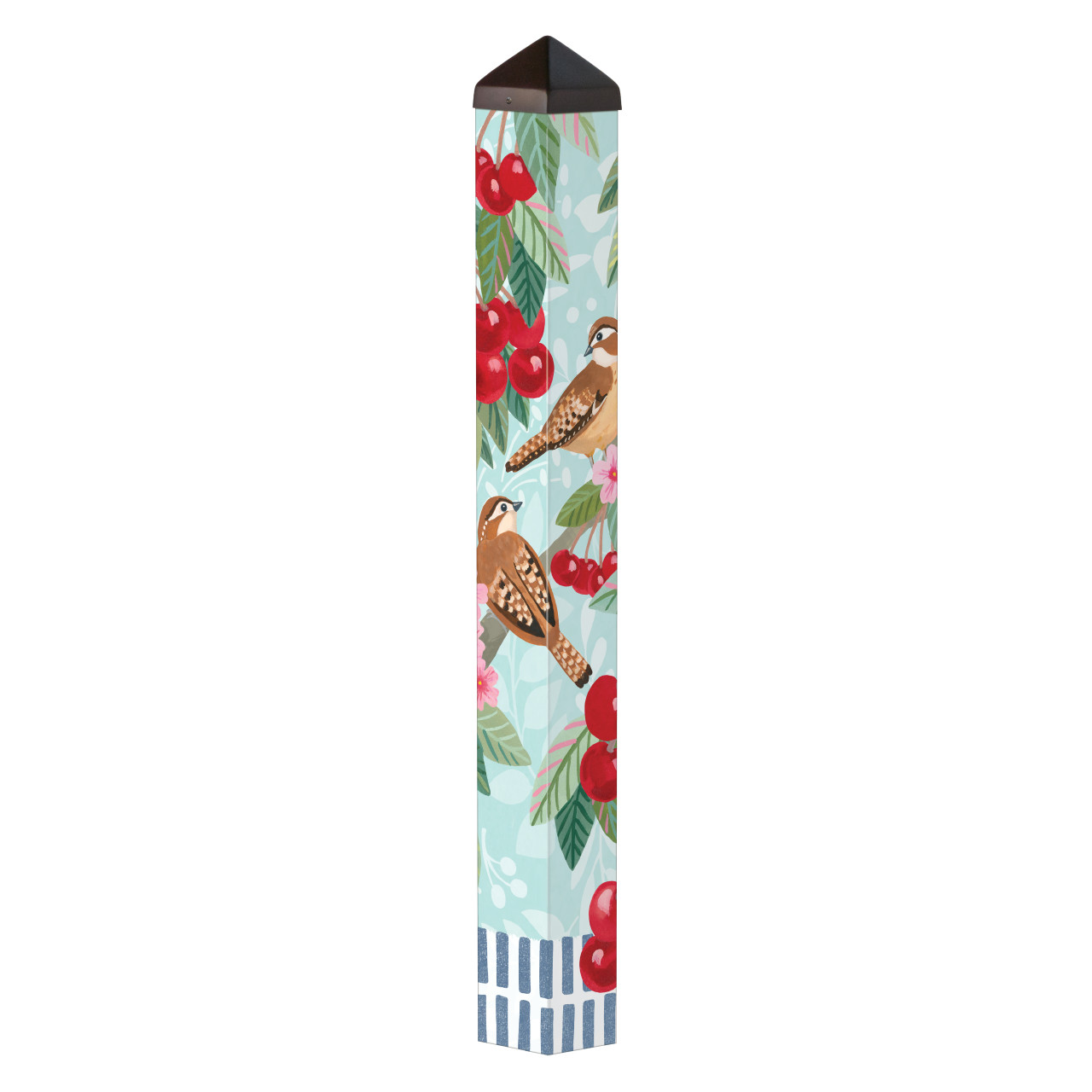 Birds and Cherries 40" Art Pole thumbnail