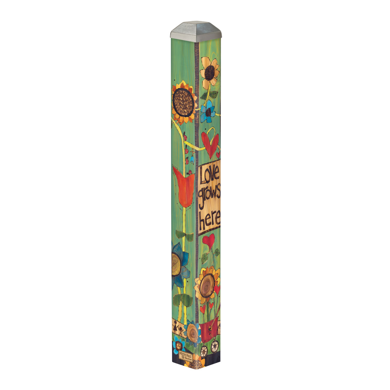 Love Grows Here 16" Mini Art Pole thumbnail
