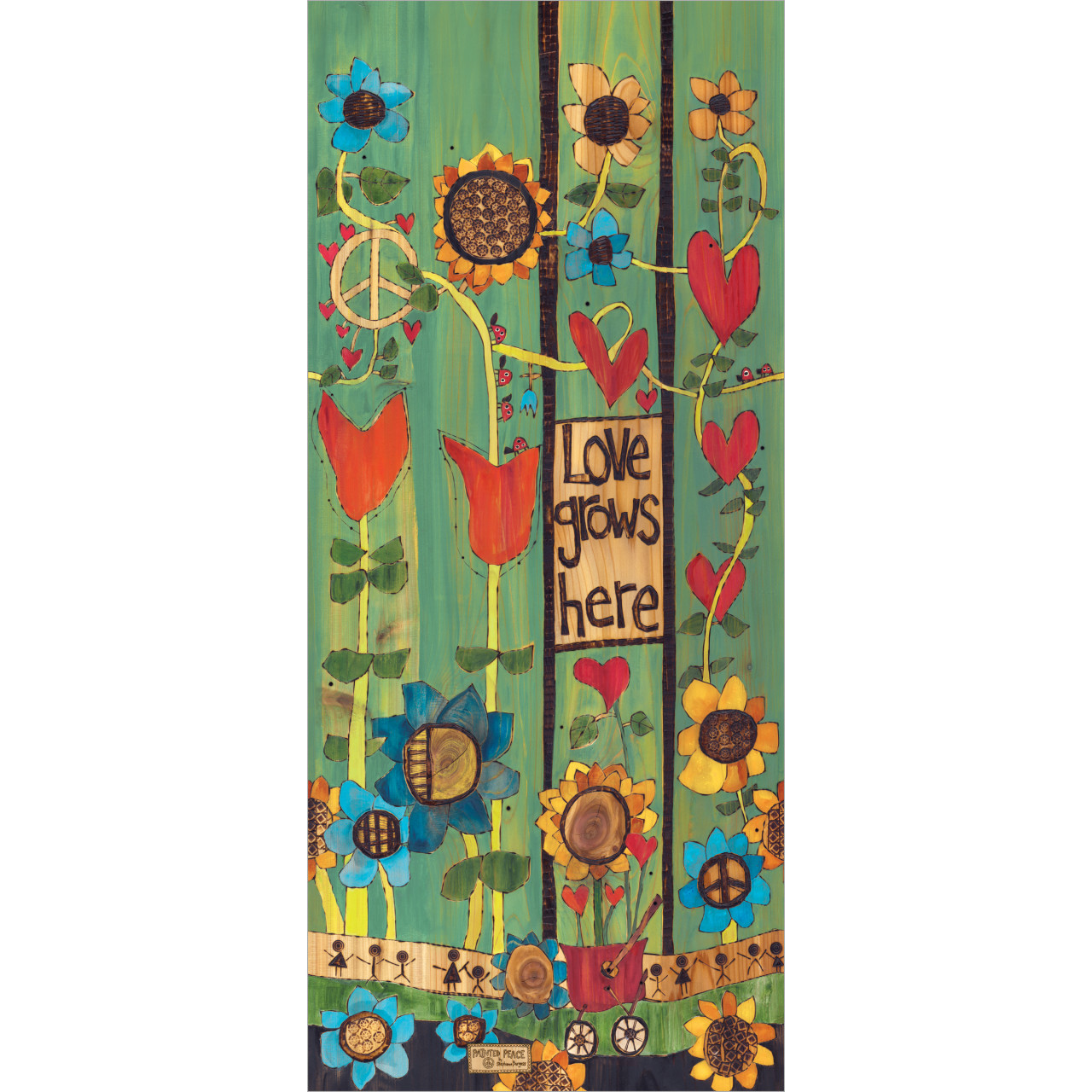 Love Grows Here 16" Mini Art Pole thumbnail