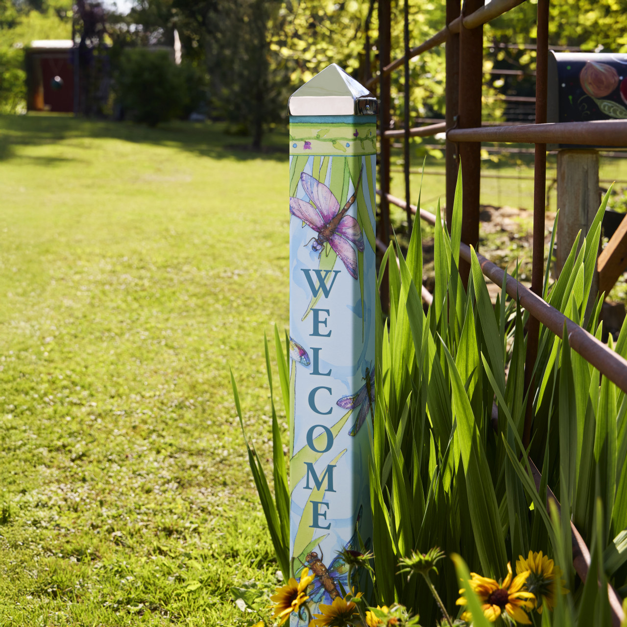 Dragonfly Days 40" Art Pole thumbnail