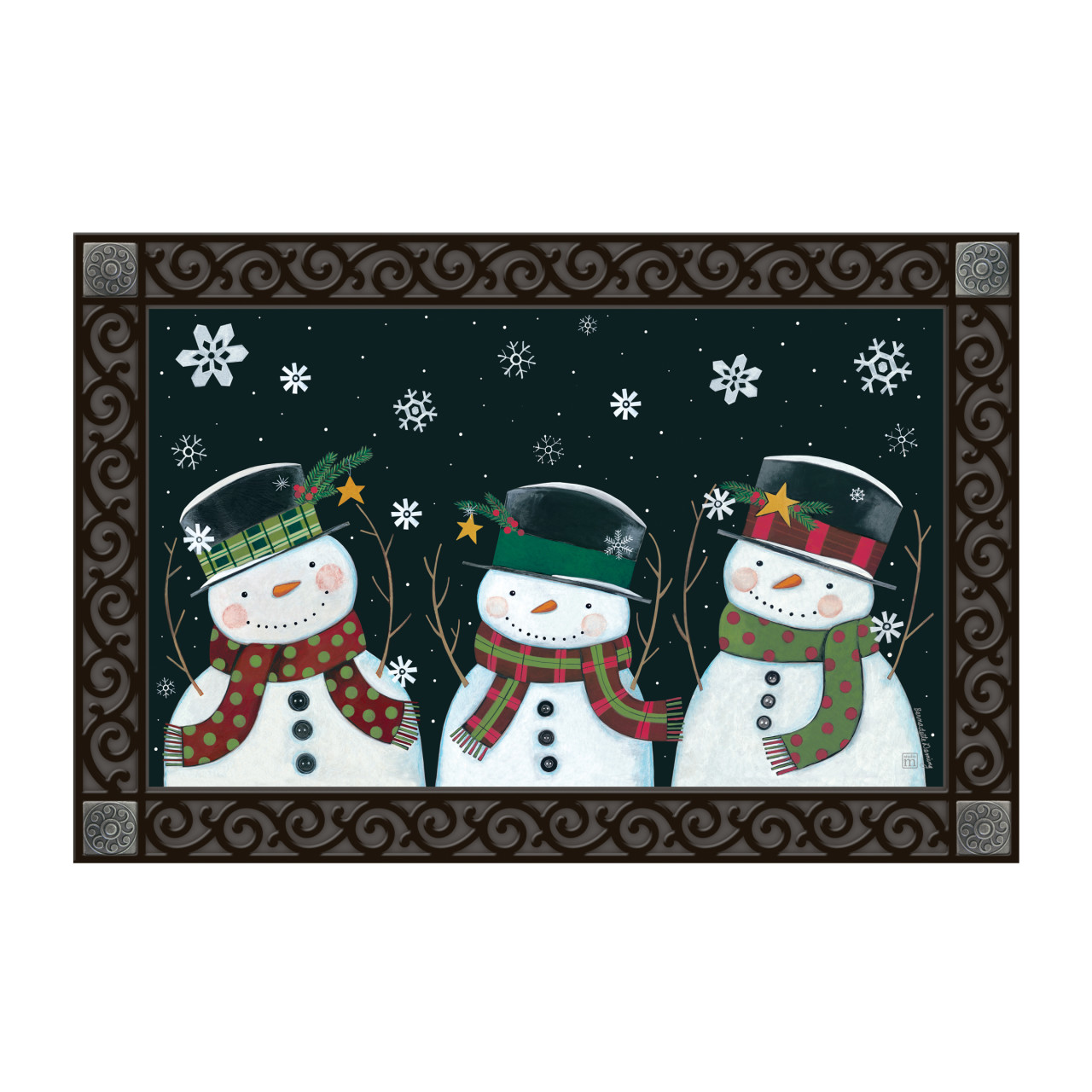 Nighttime Snowman MatMate thumbnail